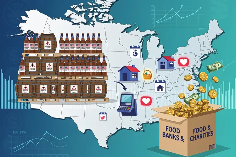 Canadian Provinces Sell Banned US Liquor, Donate Proceeds to Charities