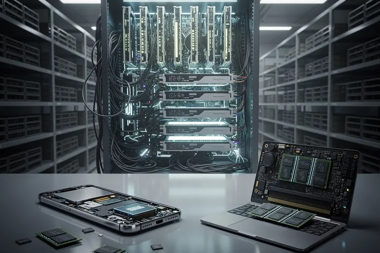 AI-Driven Memory Shortage to Disrupt Smartphone, PC Markets in 2026