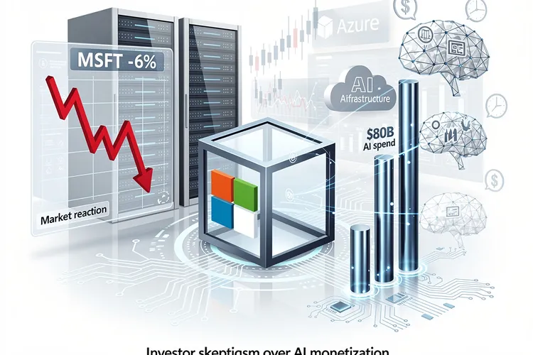 Microsoft’s $80 Billion AI Gamble Rattles Wall Street as Cloud Growth Slows
