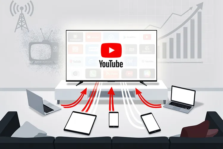 YouTube’s Aggressive Push Into Living Rooms Signals New Era of Television Dominance