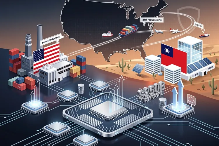 Taiwan’s $250 Billion Bet: Reshaping America’s Chip Powerhouse