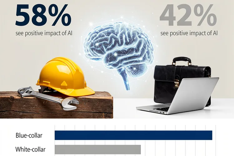 Blue-Collar Workers Embrace AI Revolution While White-Collar Professionals Voice Growing Concerns