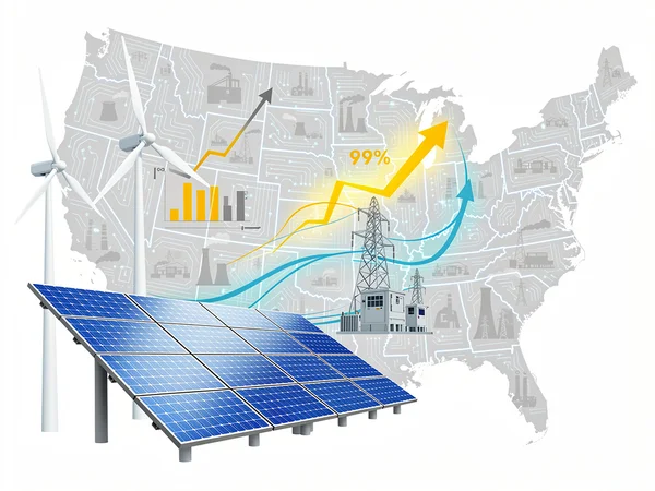 America’s Grid Transformation: How Renewable Energy Seized 99% of New Capacity Additions in 2026