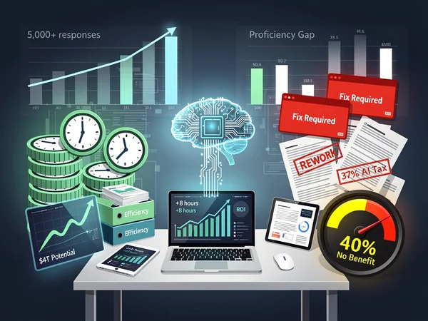 AI’s Productivity Chasm: Execs Claim Days Saved, Workers See ‘Tax’ on Time