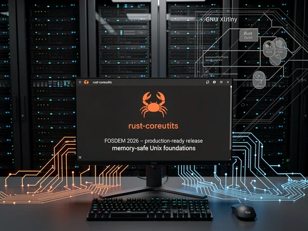 Rust Coreutils Project Targets FOSDEM 2026 Debut as Memory Safety Push Reshapes Unix Foundations