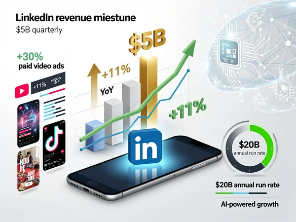 LinkedIn’s $5B Quarterly Milestone: Video Ads Fuel TikTok-Style Surge
